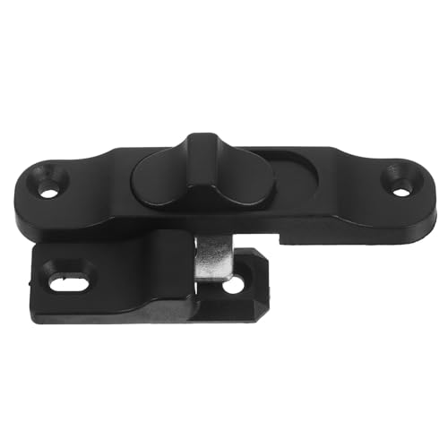 Angoily Verrou de Sécurité en Aluminium pour Fenêtre Coulissante Moustiquaire, Limiteur Réglable D’ouverture, Loquet de Porte Coulissante en Verre, Serrure Robuste pour Maison et Patio,