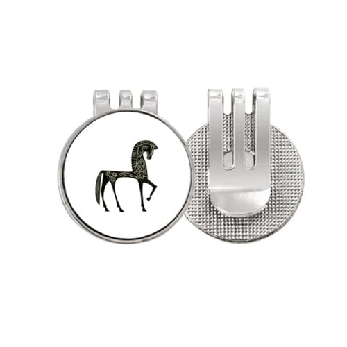 Marqueur de balle de golf Castle Dream émail cheval le cadeau idéal