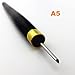 1pc A5 Printmaking Print Mezzotint Copperplate Woodcut Resin Board Intaglio Point Engrave Etching Leather Craft Carving Needle Pen Scraper Scriber Groove Lineation Tracer Presser Burnisher Tool