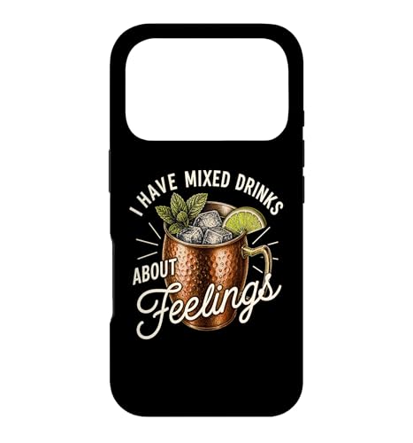 I Have Mixed Drink About Feelings Funny Moscow Mule �E�H�b�J �X�}�z�P�[�X iPhone 17 Pro �p