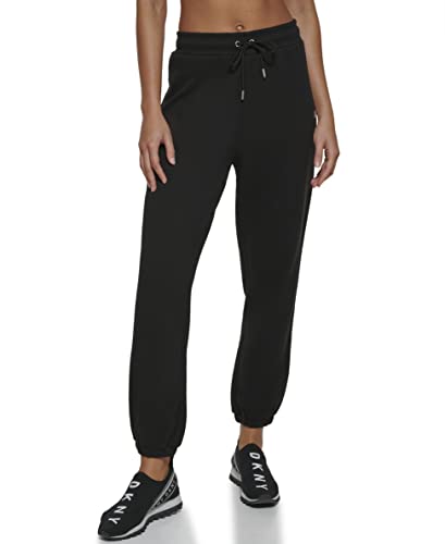Mejores review On-line Pantalones mujer zara listamos los 10 mejores. 37 DKNY Jeans - Pantalones Deportivos Casuales de Tiro Medio con Logotipo para Mujer, Negro/Plata, M