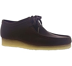 Clarks Wallabee Black Leather 1 7 D (M) : Amazon.ca