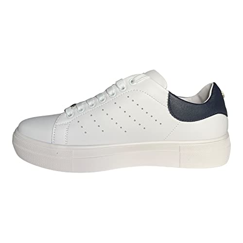 Cult Scarpe Uomo Sneakers Lemmy Nr 40 Bianco e Blu