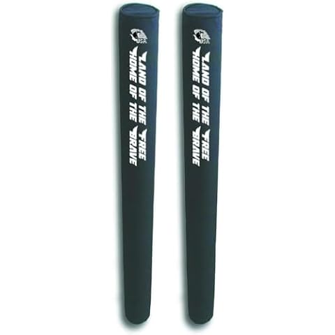 Mad Dog Products Pair of USA Boat Trailer Guide Pole Pad and Cover with Capped Ends - Heavy Duty UV Fade Proof Canvas -Sold in Pairs - Made in USA (48") Cover