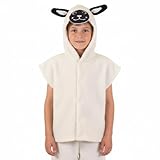 Confort et matériau : fabriquée à partir de polaire 100 % polyester super douce, cette cape d'agneau est chaude, douce et réconfortante sur la peau. Le design léger et non restrictif permet aux enfants de bouger librement, ce qui le rend idéal pour porter par-dessus des vêtements quotidiens. Respirant, confortable et conçu pour un confort tout au long de la journée sans irritation, même pendant les jeux actifs.