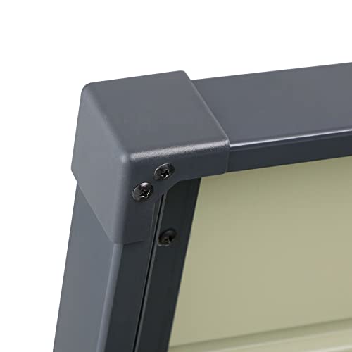 HLJMAQ Metall Gerätebox Auflagenbox Aufbewahrungsbox 2 Gasdruckfedern Kissenbox Garten – Bild 5