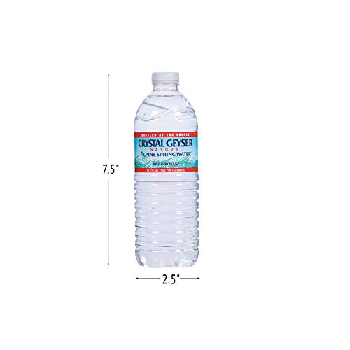 Crystal Geyser Natural Alpine Spring Water, 16.9 Ounce (35 Bottles), 591 Fl Oz - Thumbnail 5
