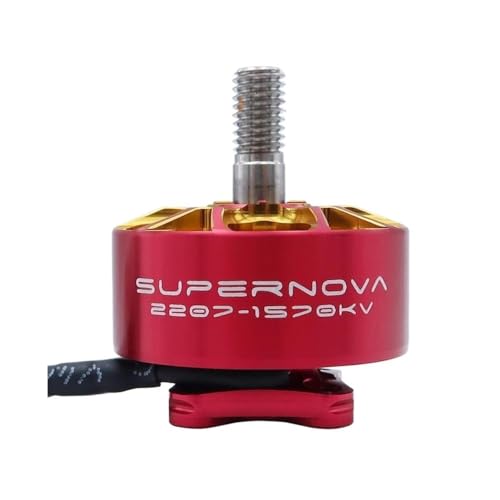 Moteur 1570KV AOS-SUPERNOVA-2207 rouge renforcé pour une propulsion stable en 5 pouces