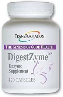 TRANSFORMATION THE GENESIS OF GOOD HEALTH Enzymes Natural DigestZyme Supplement Formula for Overall Health for Children, Nutrient Absorption, Support Digestion During Pregnancy & Lactation, 120