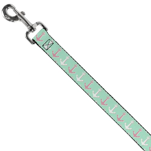 Laisse pour animal domestique Buckle Down Anchor2 nylon vert rose