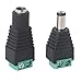 Diarypiece DC Plug 12V Barrel Power Jack Adapter, 5.5x2.1mm Male+Female for CCTV Camera Led Terminal Connector