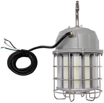 KASTLITE 100W Hanging LED Temporary Work Light - 6FT 12000LM 5000K 400W HID Equiv IP65 Waterproof Portable Construction/Workshop Lighting - Bright Heavy Duty Temp High Bay Daylight Job Site Lamp, 277V