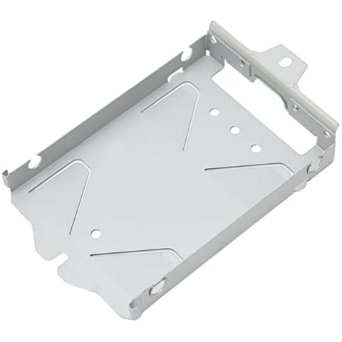 Game Console Hard Disk Drive Bracket for PS4 Pro Console, Slim Design Doesn't Take Up Space, with Screw Mounting Package, Replacement for Damaged Hard Drive Brackets Cover