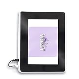 Clasificación: espejo Hermosa púrpura púrpura Art Deco moda espejo mágico lámpara marco de fotos multifunción