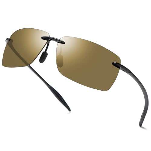 Mens Sunglasses Polarized Frameless z87 Safety Sun Glasses For Women UV400 Anti Glare Mirror Mztrix Bex Sunglasses