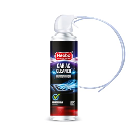 Heebo CAR AC Cleaner & Purifier 500 ML: Pack of 1 | Air Conditioner Cleaner Foam | Car Air Conditioner Coil Cleaner | Disinfectant | Car AC Vent Foam Cleaner |Effective cleaning