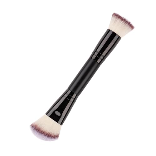 Pinceau de maquillage à double extrémité – Pinceau de contour pour fond de teint pour maquillage en poudre liquide, pinceau de beauté pour le visage | Pinceau de mélange pour fond de teint, correcteur