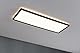 Paulmann 71003 LED Panel Atria Shine 3-Step-Dim eckig - Dimmbar Warmweiß Lichtpanel Kunststoff Deckenpanel 3000 K, Schwarz, Incl. 1x22 W, 580 x 200 mm