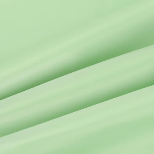 Tissu en cuir PU vert clair pour reliure de livre et artisanat