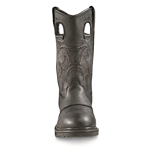 Guide Gear Bandit Ii Men's Concealed Carry Western Cowboy Rodeo Work Boots Leather Waterproof Shoes, Distressed Brown, 11D (Medium) #TOP7