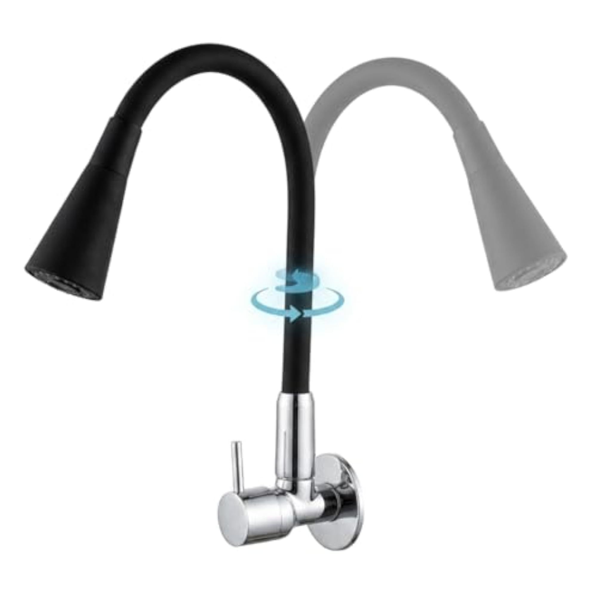 Turbo Brass Sink Faucet with 360 Degree Flexible Spout