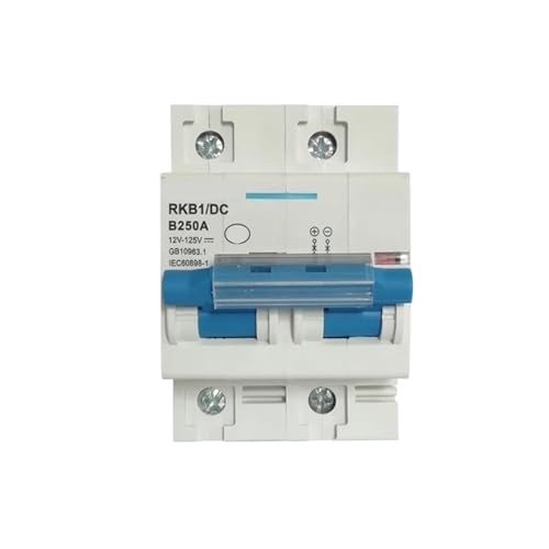 Disjoncteur 2P CC 250A haute performance pour cellules solaires et circuits 12V-120V