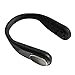 XUnion Portátil sin hojas colgando cuello-ventilador cómodo enfriamiento-banda para el cuello enfriador eléctrico FO8, Negro Om4, M