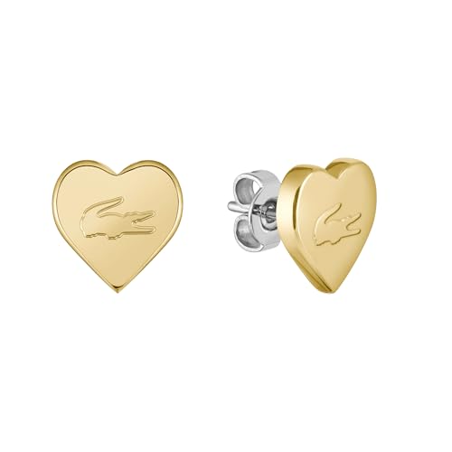 Lacoste Clous d'oreilles femme or jaune pour sublimer votre style