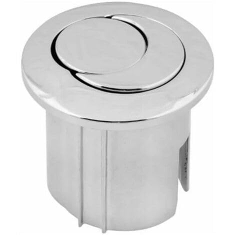 Roca Style AH0001800R Dual Flush Chrome Push Button - Threaded Rods, Short Body D2D New