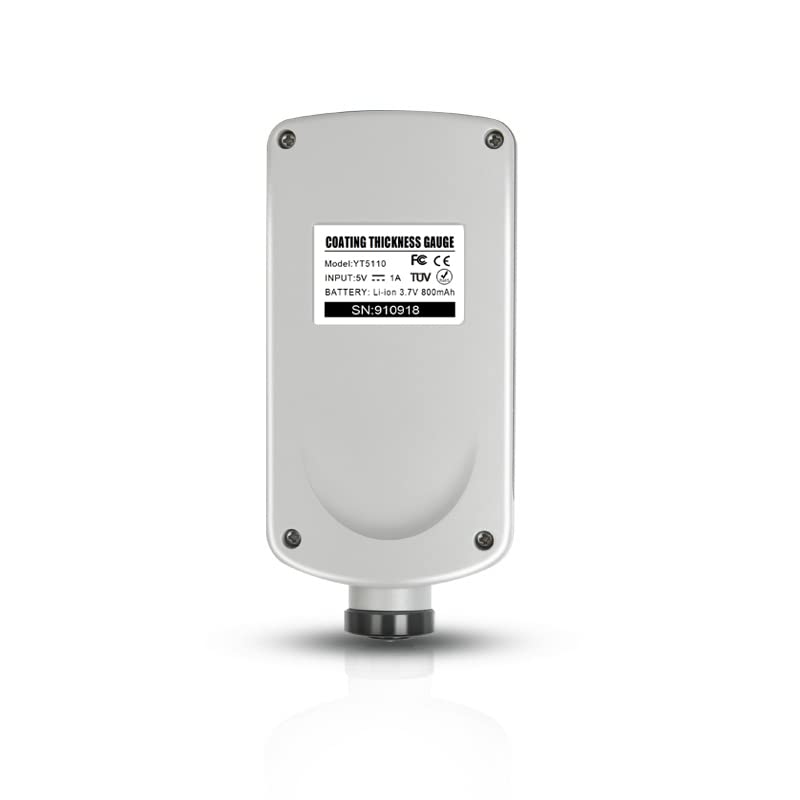 Calibre medidor de espesor de recubrimiento económico, basado en hierro, multi-posiciones integrado YT5110 con rango de 1250μm miniatura 4