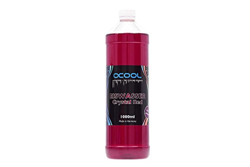 Alphacool 18549 Eiswasser Crystal Rouge Fertiggemisch 1000ml Refroidissement par Eau Liquides de Refroidissement
