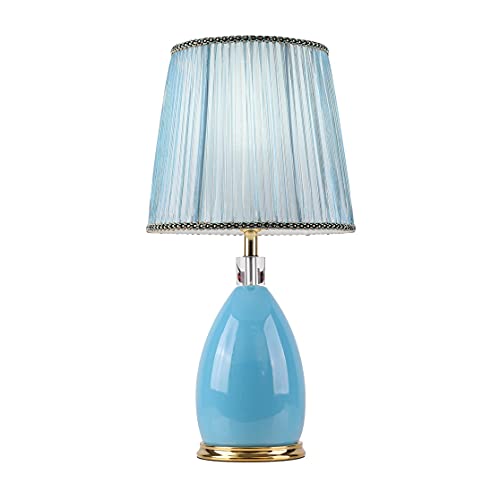 Lampe de chevet de chambre à coucher en céramique douce