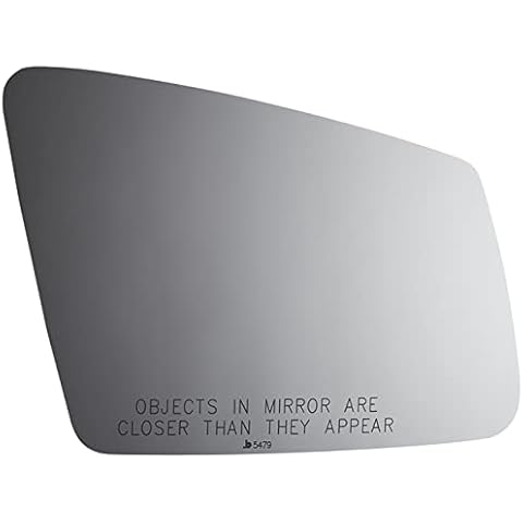 Passenger Side Replacement Mirror Glass for 2010-2019 MERCEDES-BENZ C250 C300 C3500 C400 C63 AMG, CL550 CL600 CL63 AMG CL65 AMG CLA250 CLA45 AMG CLS400 CLS550 CLS63 AMG Non-Heated (CHECK SIZE/SHAPE) Cover