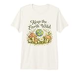Earth Day - Eco Nature Conservation Keep Earth Wild Premium Tri-Blend T-Shirt
