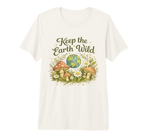 Earth Day - Eco Nature Conservation Keep Earth Wild Premium Tri-Blend T-Shirt