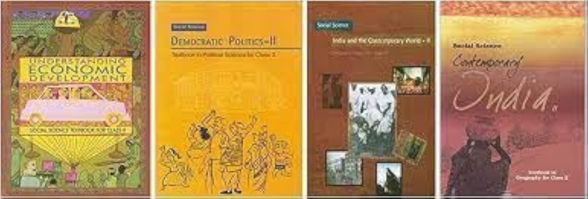 NCERT Class 10 Social Science Combo of 4 Books Set