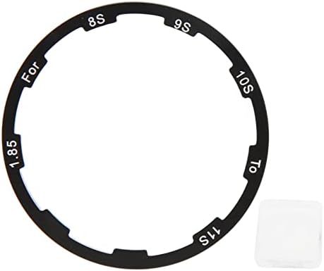 Vbestlife Spacer Washer for Flywheel Cassette, 1.85mm Freewheel Hub Spacer - Bicycle Bottom Bracket Axle Washer Gasket for Mountain Bike Road Bike
