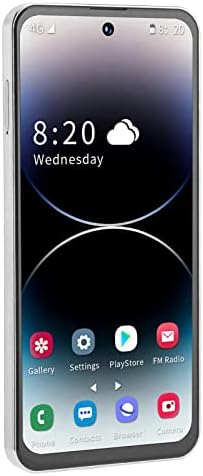 Handy Dual SIM Unlocked 4G Smartphone 100-240V 3 in 1 Navigation White (US Plug)