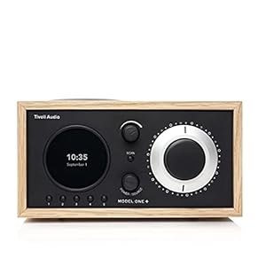 Tivoli Audio Model One+ FM/DAB+ Radio mit Bluetooth und Fernbedienung (Eiche/Schwarz)