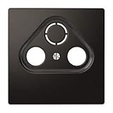  Merten - Plaque de Montage F Anth.Connecteurs d\'antenne meg4123-6034