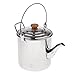 Produktbild MagiDeal Edelstahl Wasserkessel Camping Teekessel Outdoor Wasserkocher Trekking Kessel mit 2 Griff 2L