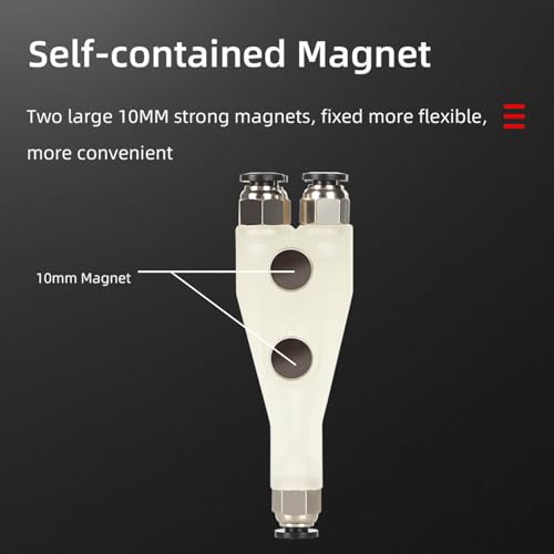 NIHENHAO 4-in-1-Filamentzufuhranschluss für X1C 3D-Drucker, transparentes Harz mit Dichtung