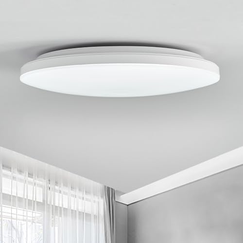 Sweier Plafonnier LED,IP54 Salle de Bain Étanche, 18W...