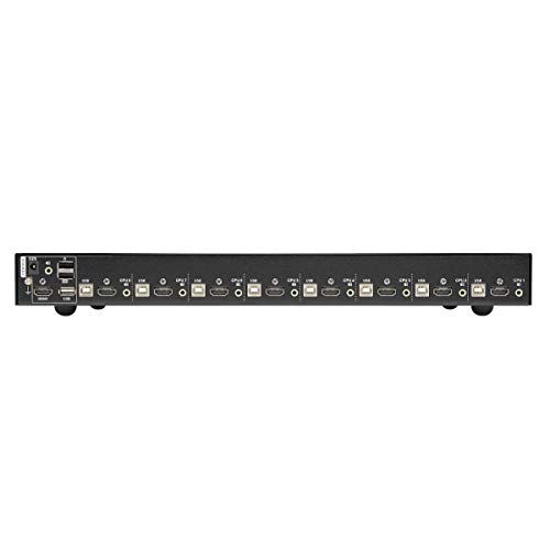 Image of Tripp Lite KVM Switch, 8 Port HDMI USB with Audio and USB Sharing KVM Switch, 1U Rack Mount (B024-HU08)