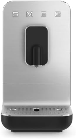 SMEG BCC11BLMEU Automatic Coffee Maker with Steam Function, Black