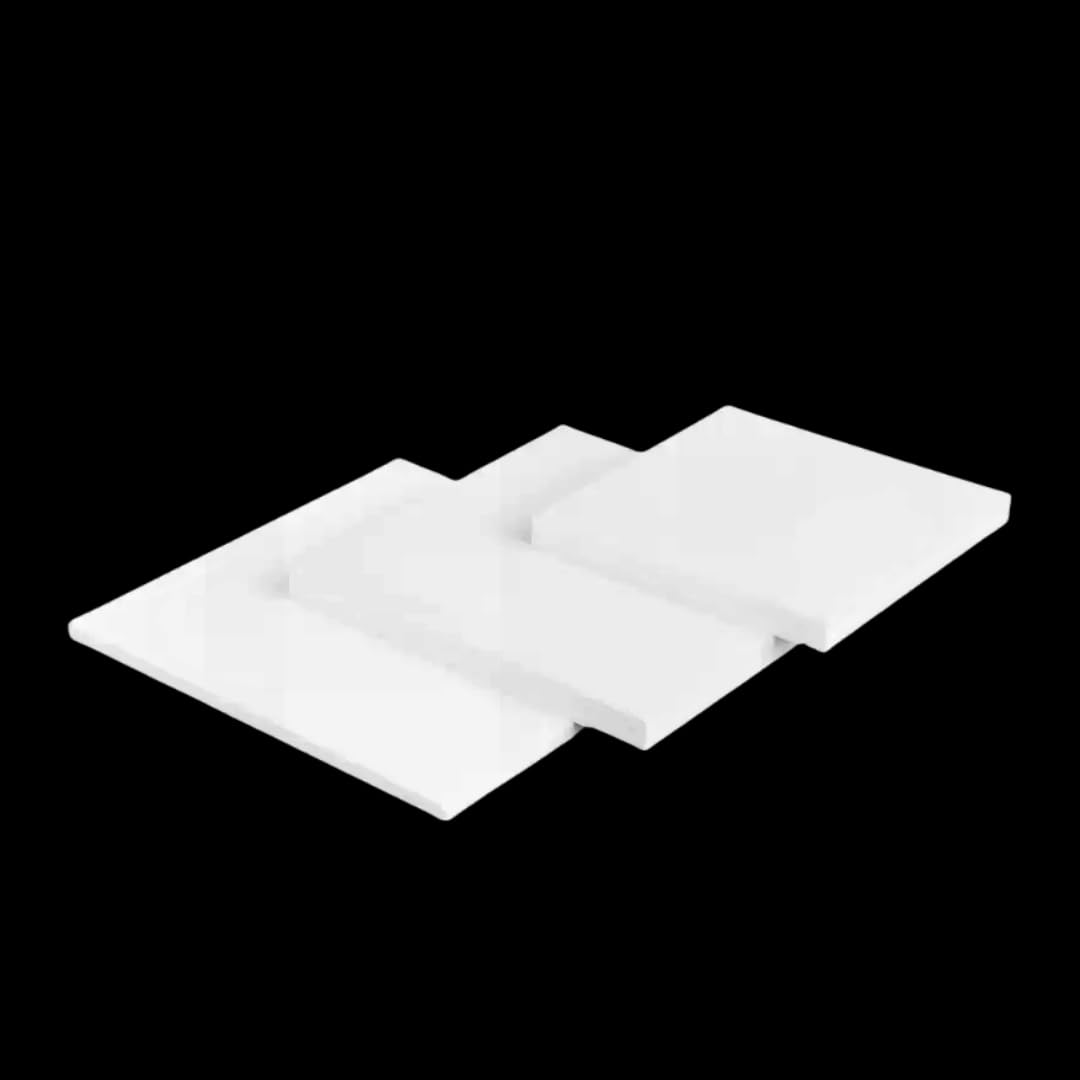 Quadratische Zirkonoxidplatte – Yttrium-stabilisierte ZrO₂-Keramikplatte for industrielle, Labor- und Heimwerkeranwendungen – 1 Stück(100x100x4mm)