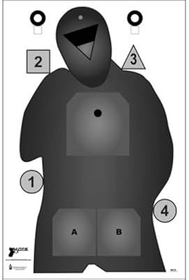 Modern Defensive Training Systems Combative Training Target 100 pack
