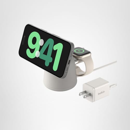 Belkin 2-in-1 Qi2 Wireless Charging Dock 15W (iPhone + Apple Watch) — view 8