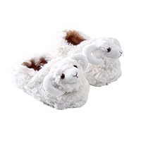 Generisch Elephant Slippers 27 Girls Slippers for Girls Warm Fluffy Winter Cute 3D Goat Design Comfortable Soft Indoor Outdoor Toddler Boys Shoes 27