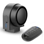 XIAOKOA Burglar Alarm,Smart Alarm with Wireless Remote Control,Waterproof Intelligent Vibration Sensor Alarm,Suitable for Bicycle/Motorcycle/Electric Vehicle/Scooter